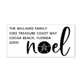 沿岸ノエル |差出人住所 セルフインキングスタンプ (デザイン)