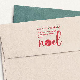 沿岸ノエル |差出人住所 セルフインキングスタンプ