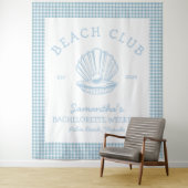 沿岸バチェロレッテブルービーチクラブ タペストリー (インサイチュ)