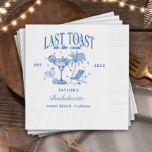 沿岸バチェロレッテモダンカクテルパーティーブルー