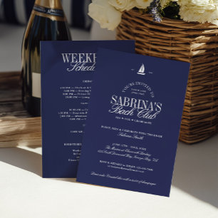 沿岸バチェロレッテ週末の日程 招待状