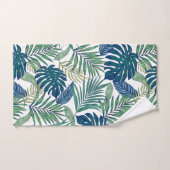 沿岸パーム葉 バスタオルセット (ハンドタオル)