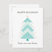 沿岸ヒトデフォークアートクリスマスツリー移動 案内ポストカード (正面/裏面)