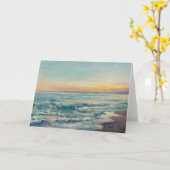 沿岸ビュー | ウィリアム・ブレア・ブルース カード (黄色い花)