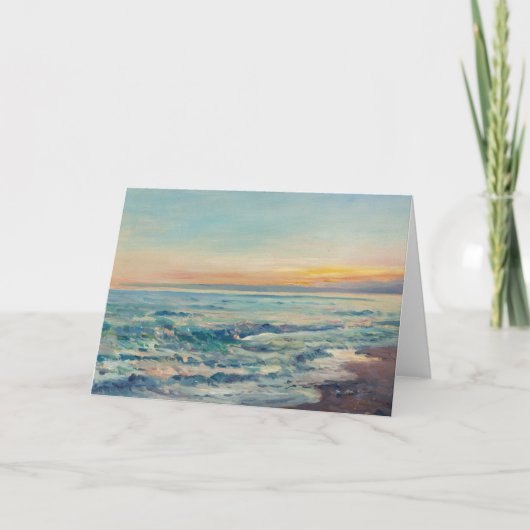 沿岸ビュー | ウィリアム・ブレア・ブルース カード (正面)