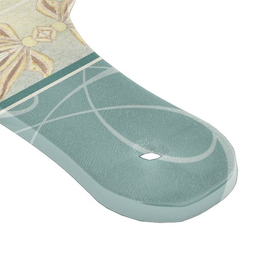 沿岸ビーチの海の海岸のコラージュのウミガメ カッティングボード (角)