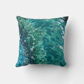 沿岸ビーチはJuulによって装飾の枕を振ります クッション (裏面)