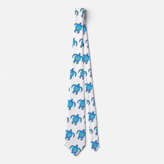 沿岸ビーチカメいかり ネクタイ (正面)