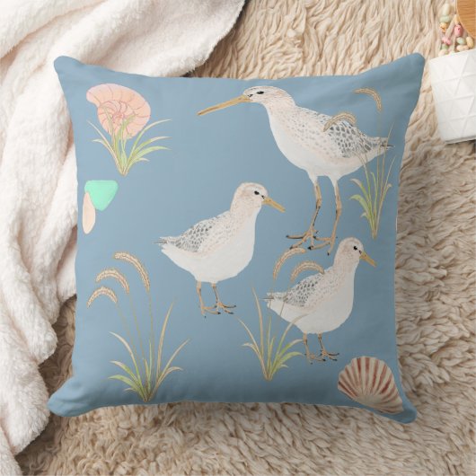 沿岸ビーチサンドピアス クッション (ブランケット)