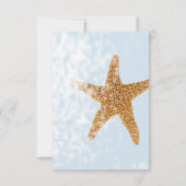 沿岸ビーチシースターズスターフィッシュ サンキューカード (裏面)