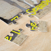 沿岸ビーチシーンシーサイドドンキーライド写真 ジグソーパズル (側面)