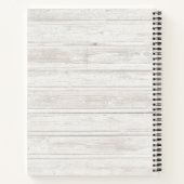 沿岸ビーチシーンベビーシャワーゲストブック ノートブック (裏面)