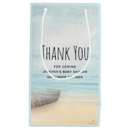 沿岸ビーチシー航海のンテーマパ感謝していーティ スモールペーパーバッグ