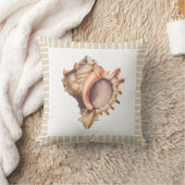 沿岸ビーチスタイルコンチシーシェル クッション (ブランケット)