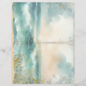 沿岸ビーチデカップジャンクジャーナルスクラップブック (正面)