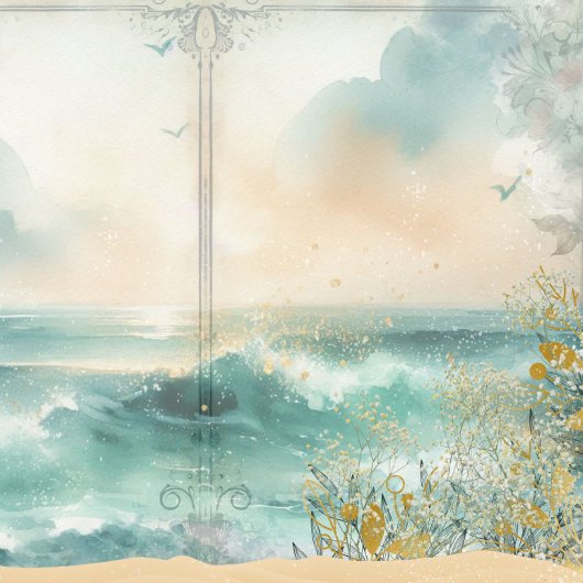 沿岸ビーチデカップジャンクジャーナルスクラップブック