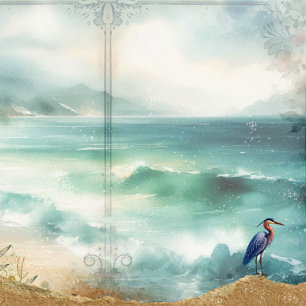 沿岸ビーチデコパージュジャンクジャーナルスクラップブック