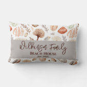 沿岸ビーチハウスシーサイドシェル ランバークッション (裏面)