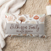 沿岸ビーチハウスシーサイドシェル ランバークッション (ブランケット)