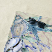 沿岸ビーチハウスシーライフファミリーネーム ビーチタオル (インサイチュ)