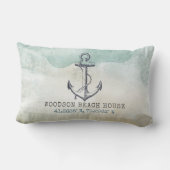 沿岸ビーチハウスフ航海のァミリ座標 ランバークッション (裏面)