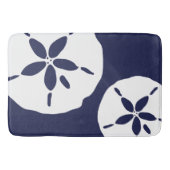 沿岸ビーチハウス航海のサンドドルパターン バスマット (正面)