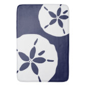 沿岸ビーチハウス航海のサンドドルパターン バスマット (正面縦)