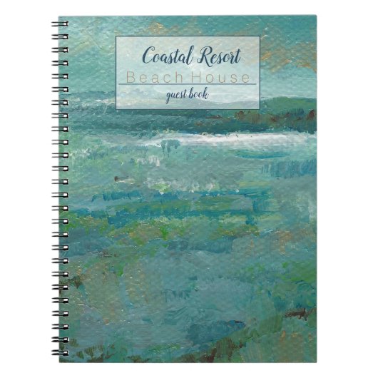 沿岸ビーチバケーションレンタルハウスゲストブック ノートブック (正面)