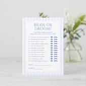 沿岸ビーチバチェロレッテ新郎新婦ゲーム エンクロージャーカード (スタンド正面)