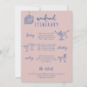 沿岸ビーチバチェロレッテ週末 招待状 (裏面)