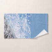 沿岸ビーチプリント バスタオルセット (ハンドタオル)