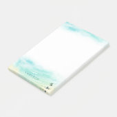 沿岸ビーチベビーウミガメのパーソナライズ ポストイット (アングル)