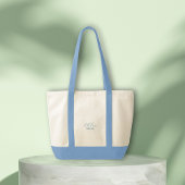 沿岸ビーチモダンブライダルパーティキャンバスバッグ トートバッグ