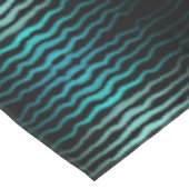 沿岸ビーチ塩辛いターコイズ波抽象芸術アート テーブルクロス (アングル)