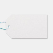 沿岸ビーチ塩辛い波オンターコイズ ギフトタグ (裏面横)