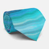 沿岸ビーチ塩辛い波オンターコイズ ネクタイ (ロール)