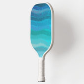沿岸ビーチ塩辛い波オンターコイズ ピックルボールラケット (左)