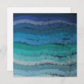 沿岸ビーチ塩辛い波オンブラック シーズンカード (正面/裏面)