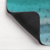 沿岸ビーチ塩辛い波オンブラック マウスパッド (コーナー)