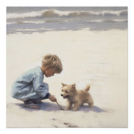 沿岸ビーチ最高のフレンズランドスケープ ポスター