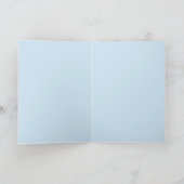 沿岸ビーチ海シーンとビーチ椅子 カード (内部)