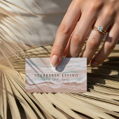 沿岸ビーチ海辺の物件写真不動産 名刺