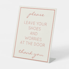 沿岸ビーチ砂除去靴カウンターサイン 台座サイン