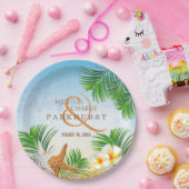 沿岸ビーチ結婚式 ペーパープレート (パーティー)