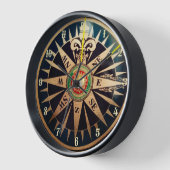 沿岸ビーチ航海のアンティーク 壁時計 (傾斜)