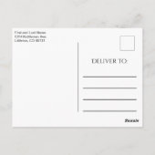 沿岸ビーチ – ありがとう ポストカード (裏面)