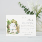 沿岸フローラアーチビーチシー結婚スケープズ詳細 エンクロージャーカード (スタンド正面)