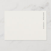 沿岸フローラアーチビーチシー結婚スケープズ詳細 エンクロージャーカード (裏面)