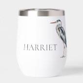 沿岸ブルーヘロンパーソナライズされた鳥 (背面)