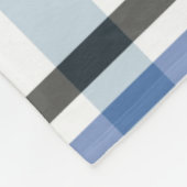 沿岸プレイドチャーム:ビーチインスパイア- フリースブランケット (角)